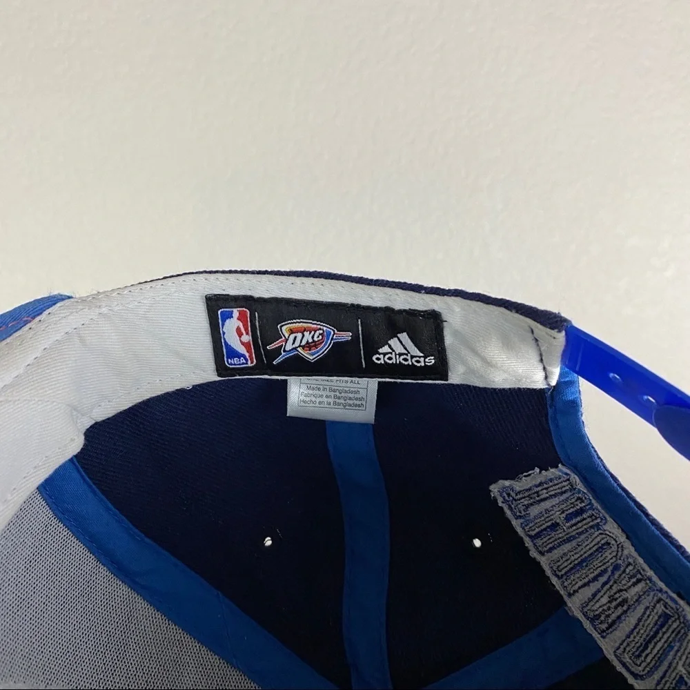 Oklahoma Thunders NBA Adidas Hat OSFM